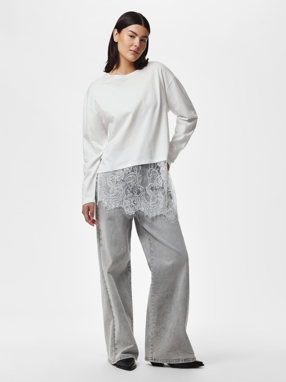 PCMAVE T-shirt - Bright White - VERO MODA & VILA Bergvik